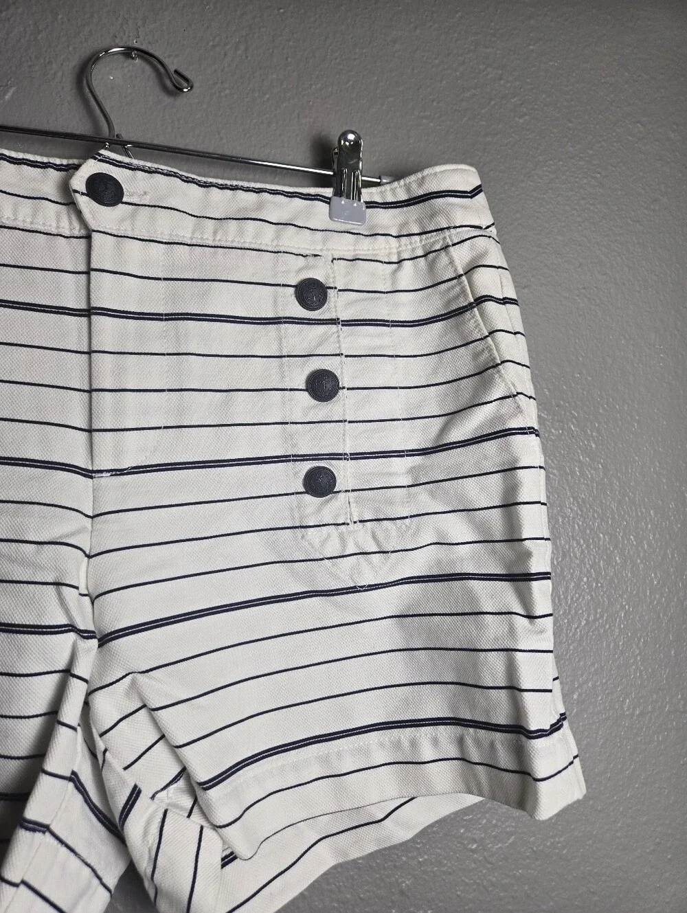 FALL SALE! Tommy Hilfinger Sailor Nautical Striped Shorts Size 12
